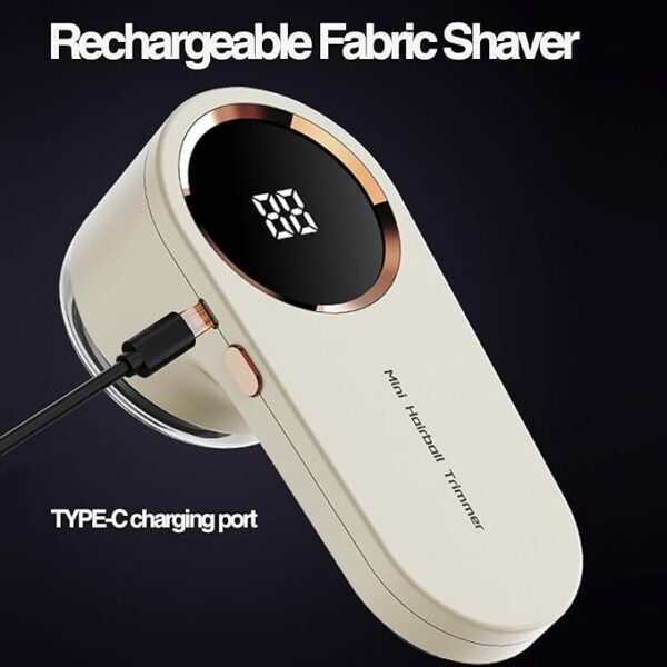 Lint Remover, Electric, Fabric Remover, LED Display, Clothing Fuzz Remover, Rechargeable